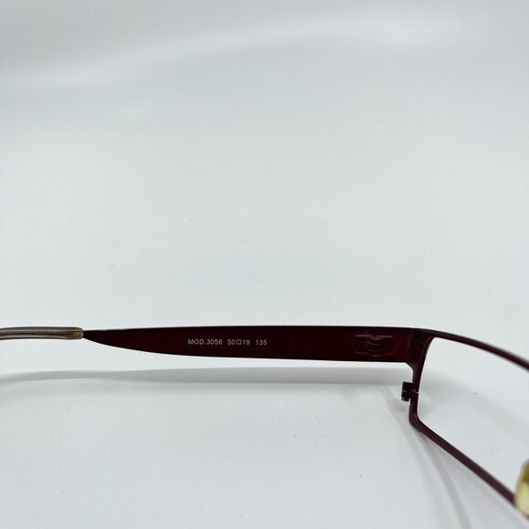 OGI Evolution Eyeglasses Frames Red Japan Mod.3056 50-19-135 H6792‎ main image 4